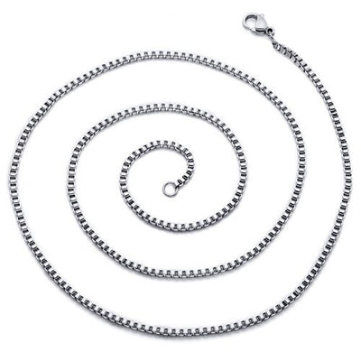 Signature Sterling Silver 1mm Box Chain Necklace, 16 to 24 inches