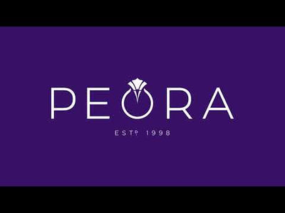 Video of Peora Amethyst and Lab Grown Diamond Clover Halo Pendant in 14 Karat Rose Gold P10134. Includes a Peora gift box. Free shipping, 30-day returns, authenticity guaranteed. 