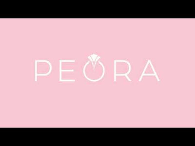 Video of Created Pink Opal And Genuine Diamond Pendant In 14k Rose Gold, Pear Shape P10196. Includes a Peora gift box. Free shipping, 30-day returns, authenticity guaranteed. 