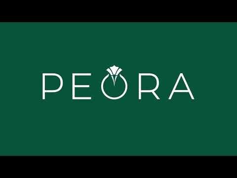 Video of 14 kt White Gold Round Cut 1.00 ct Emerald Pendant P8984 by Peora Jewelry. Includes a Peora gift box. Free shipping, 30-day returns, authenticity guaranteed. 