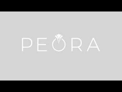 Video of Peora 14 Karat Yellow Gold Oval Shape Created Opal Diamond Pendant P9832. Includes a Peora gift box. Free shipping, 30-day returns, authenticity guaranteed. 