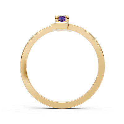 Petite Solitaire Solara Core Ring