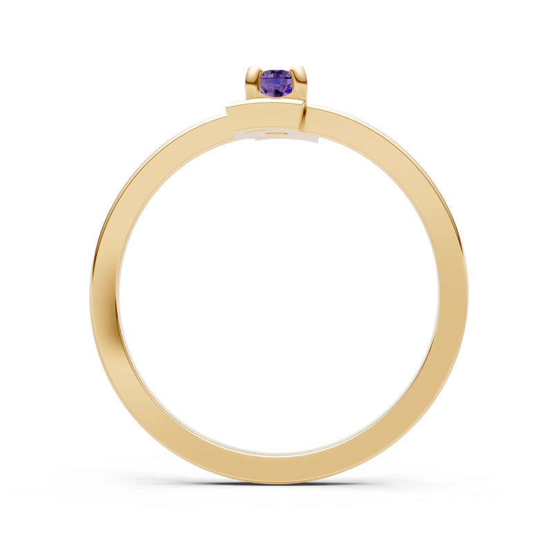 Petite Solitaire Solara Core Ring