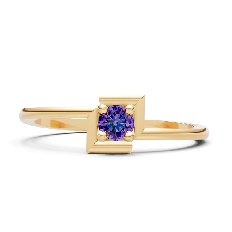 Petite Solitaire Solara Core Ring