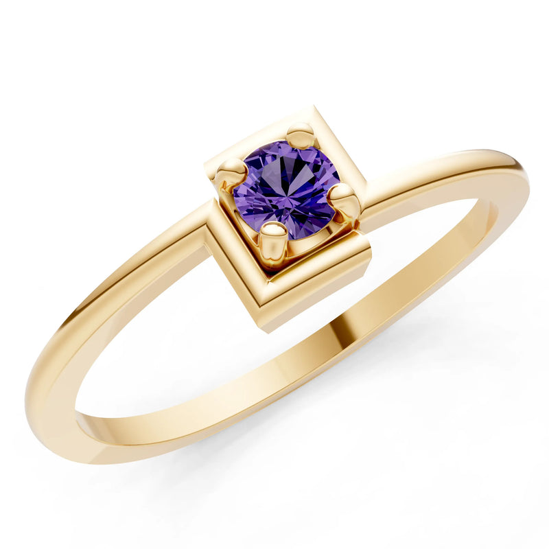 Petite Solitaire Solara Core Ring