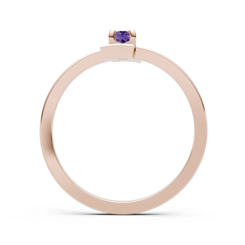 Petite Solitaire Solara Core Ring