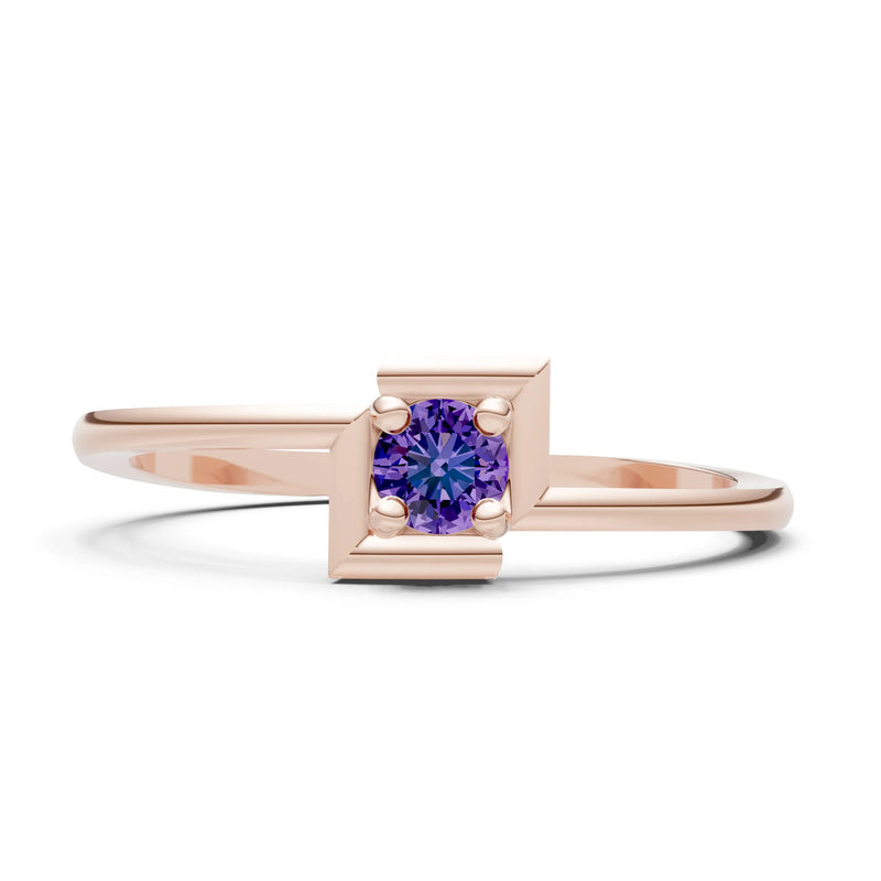 Petite Solitaire Solara Core Ring
