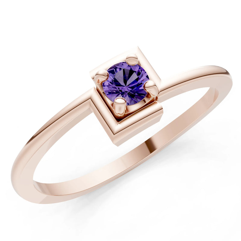 Petite Solitaire Solara Core Ring