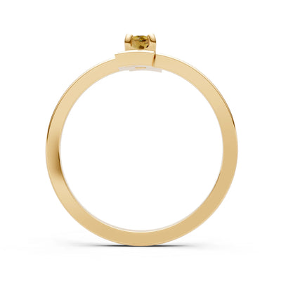Petite Solitaire Solara Core Ring