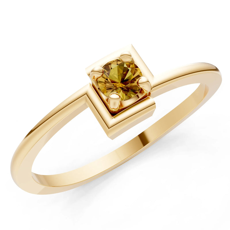 Petite Solitaire Solara Core Ring
