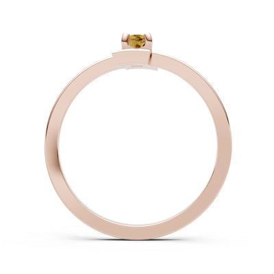 Petite Solitaire Solara Core Ring