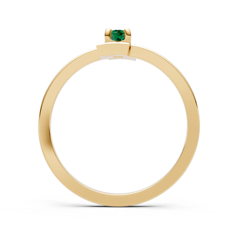 Petite Solitaire Solara Core Ring