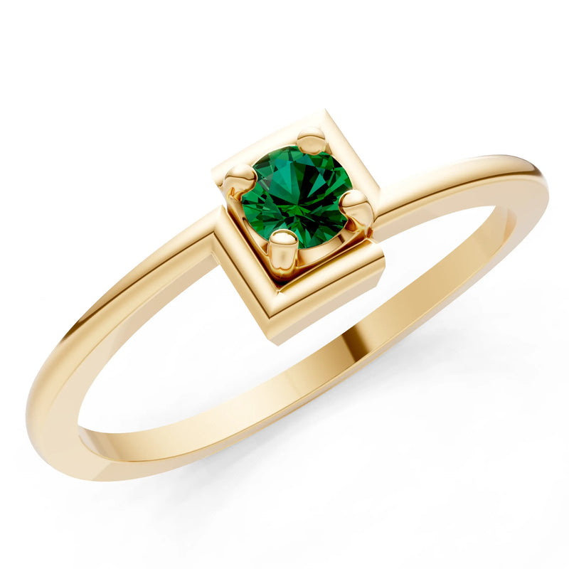 Petite Solitaire Solara Core Ring