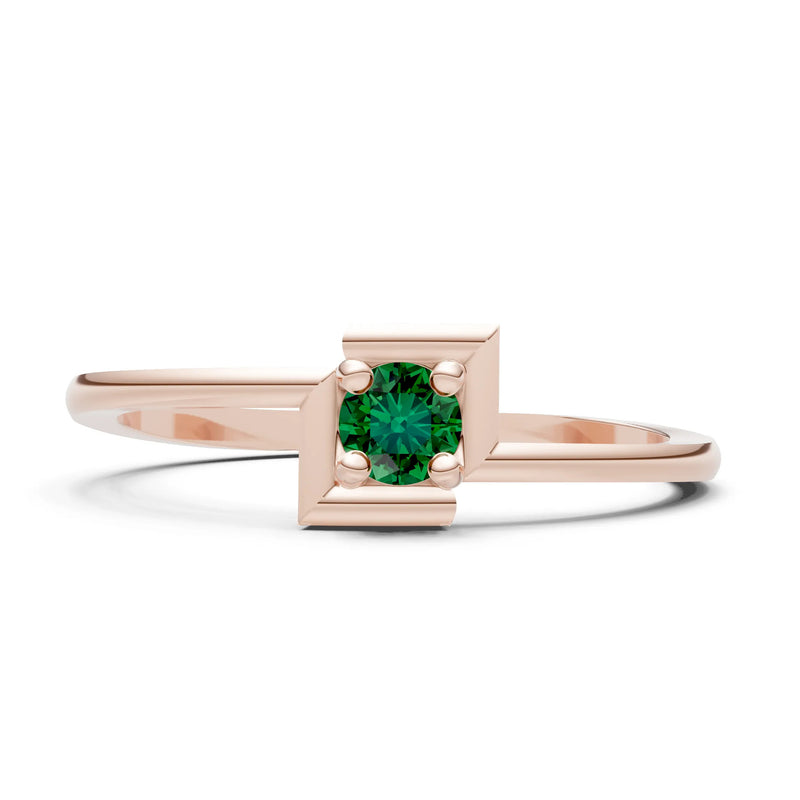 Petite Solitaire Solara Core Ring