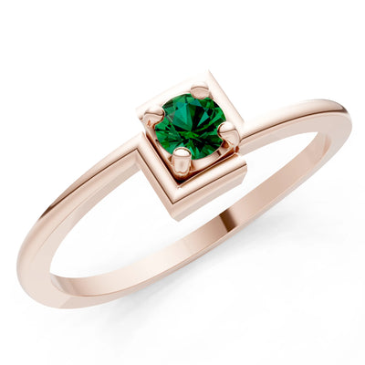 Petite Solitaire Solara Core Ring