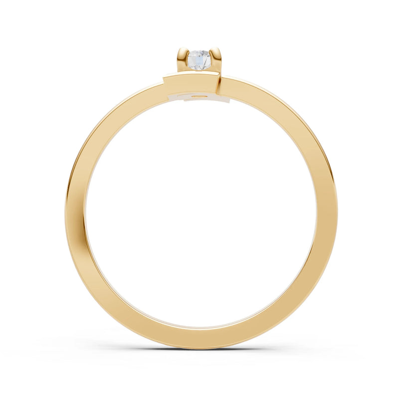 Petite Solitaire Solara Core Ring