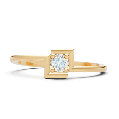 Petite Solitaire Solara Core Ring