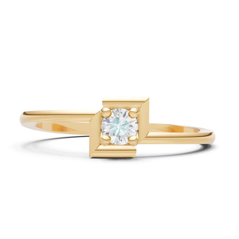 Petite Solitaire Solara Core Ring