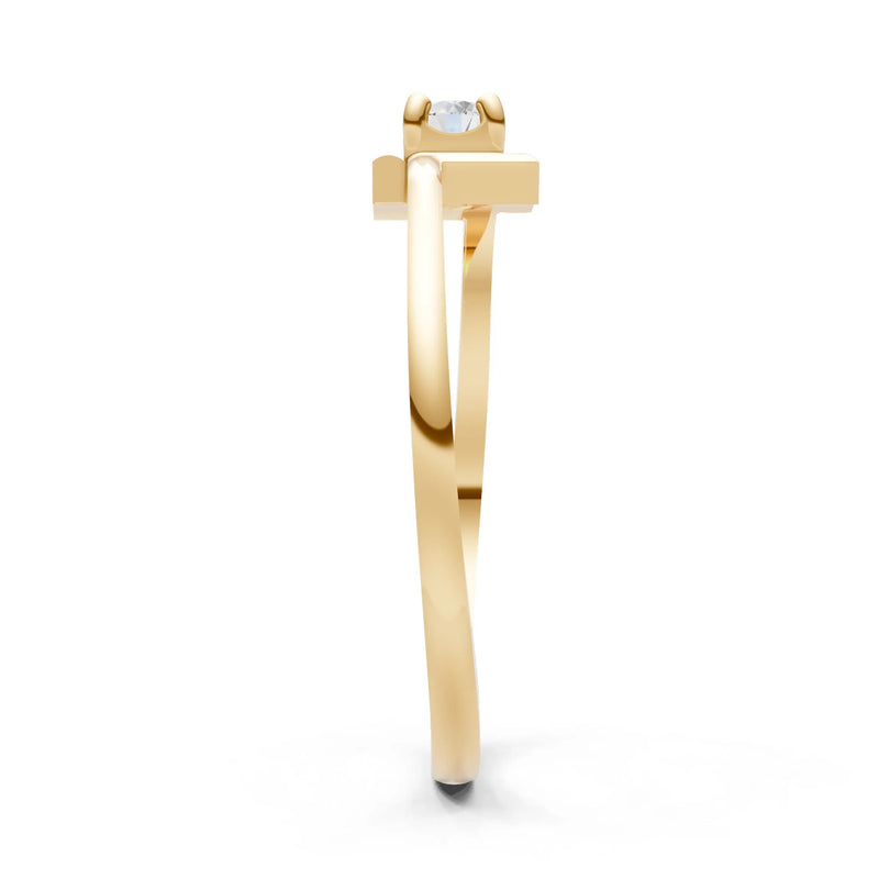 Petite Solitaire Solara Core Ring