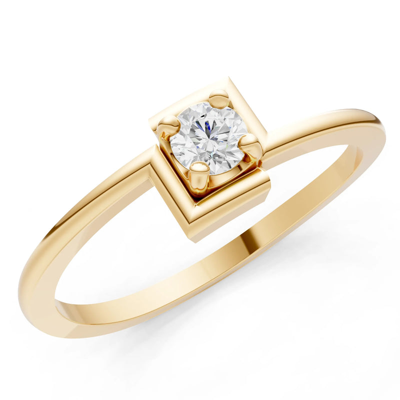 Petite Solitaire Solara Core Ring