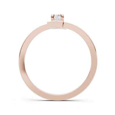 Petite Solitaire Solara Core Ring