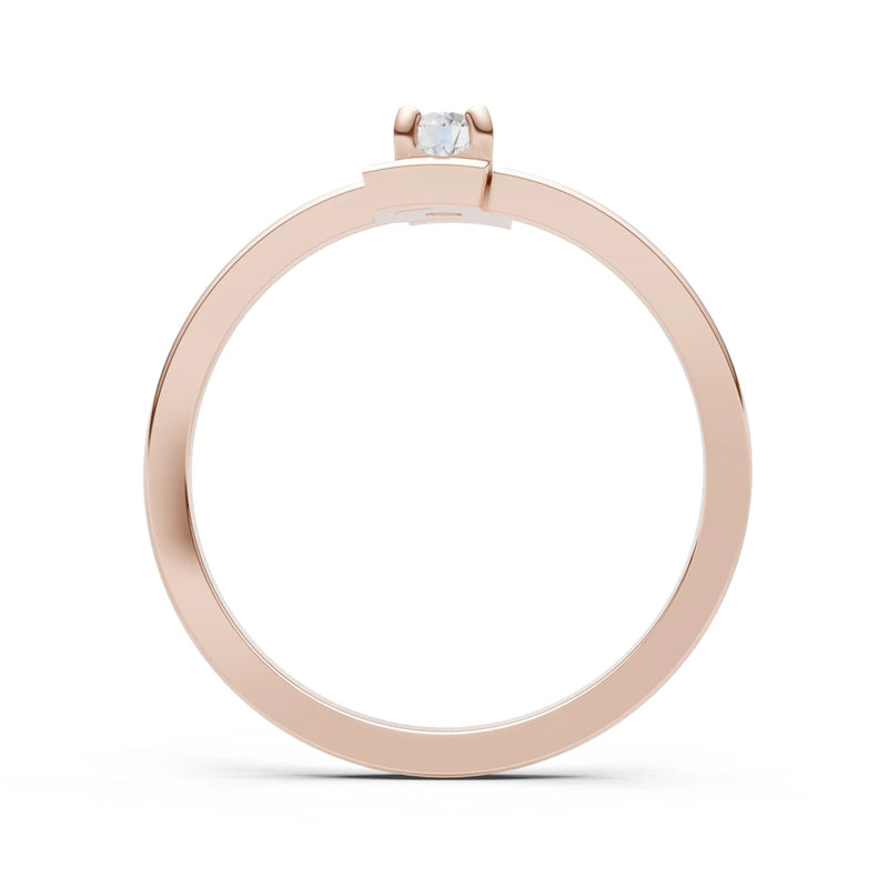 Petite Solitaire Solara Core Ring