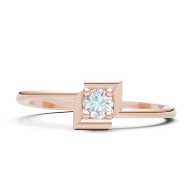 Petite Solitaire Solara Core Ring
