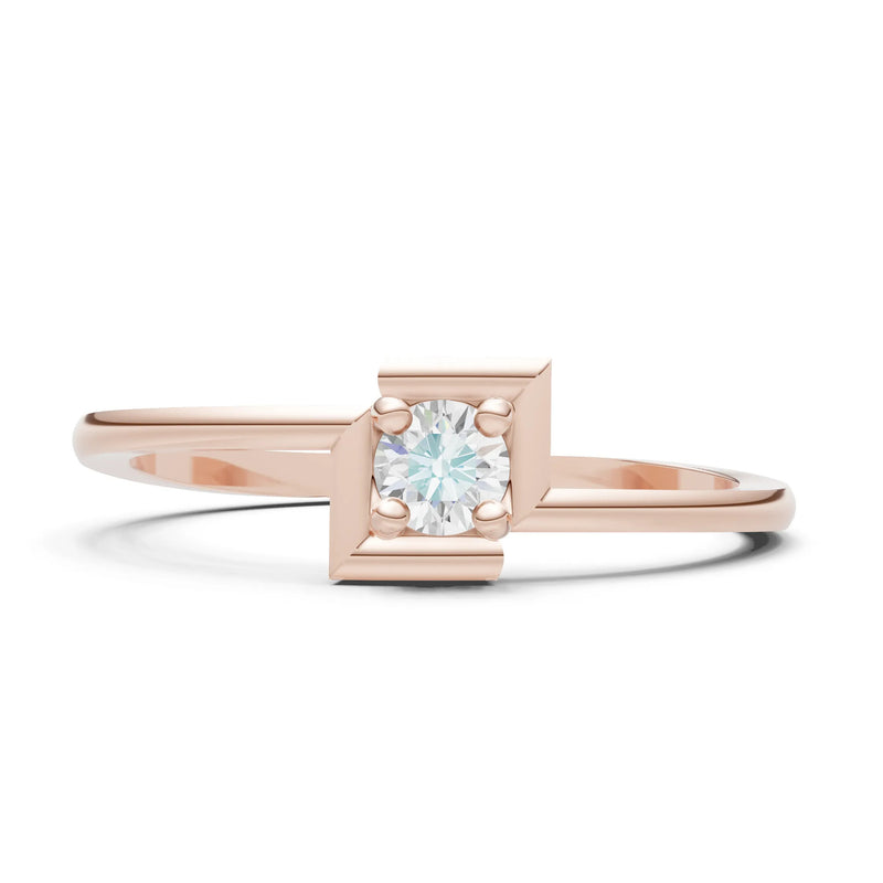 Petite Solitaire Solara Core Ring