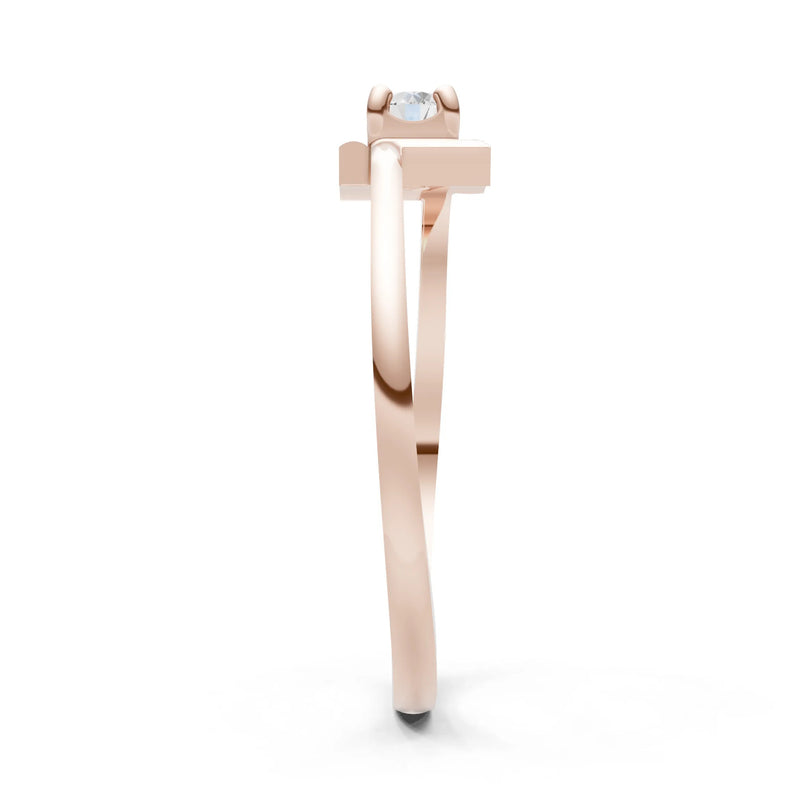 Petite Solitaire Solara Core Ring