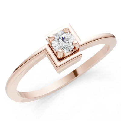 Petite Solitaire Solara Core Ring