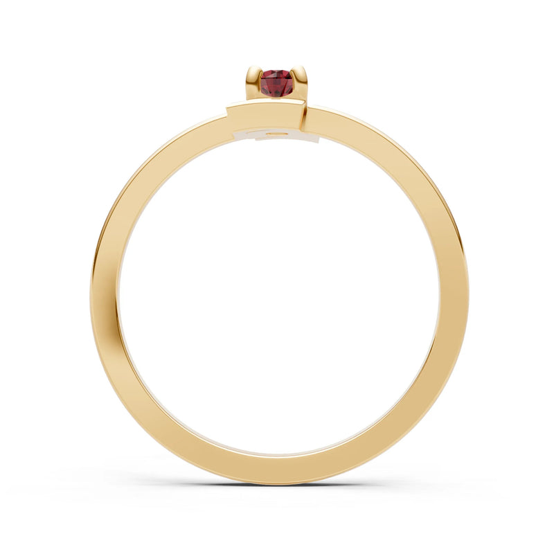 Petite Solitaire Solara Core Ring