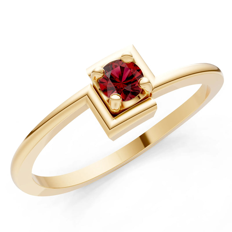 Petite Solitaire Solara Core Ring