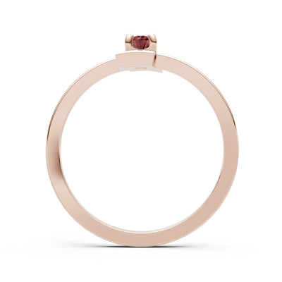 Petite Solitaire Solara Core Ring