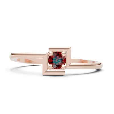 Petite Solitaire Solara Core Ring