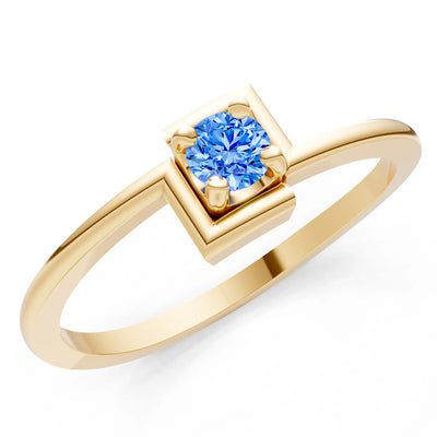 Petite Solitaire Solara Core Ring