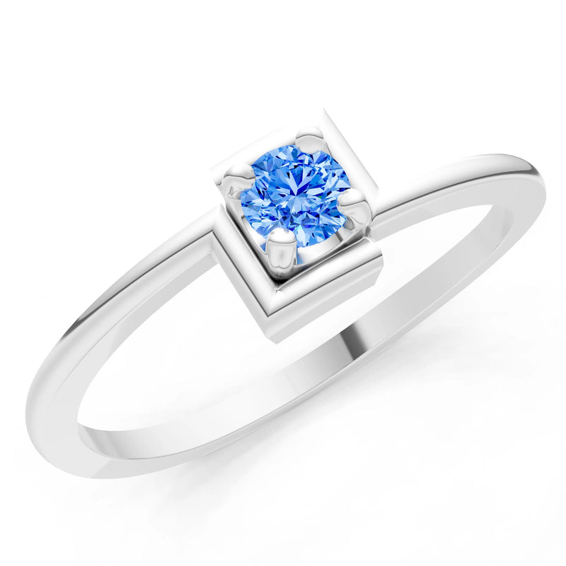 Petite Solitaire Solara Core Ring