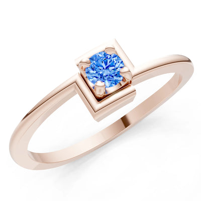 Petite Solitaire Solara Core Ring