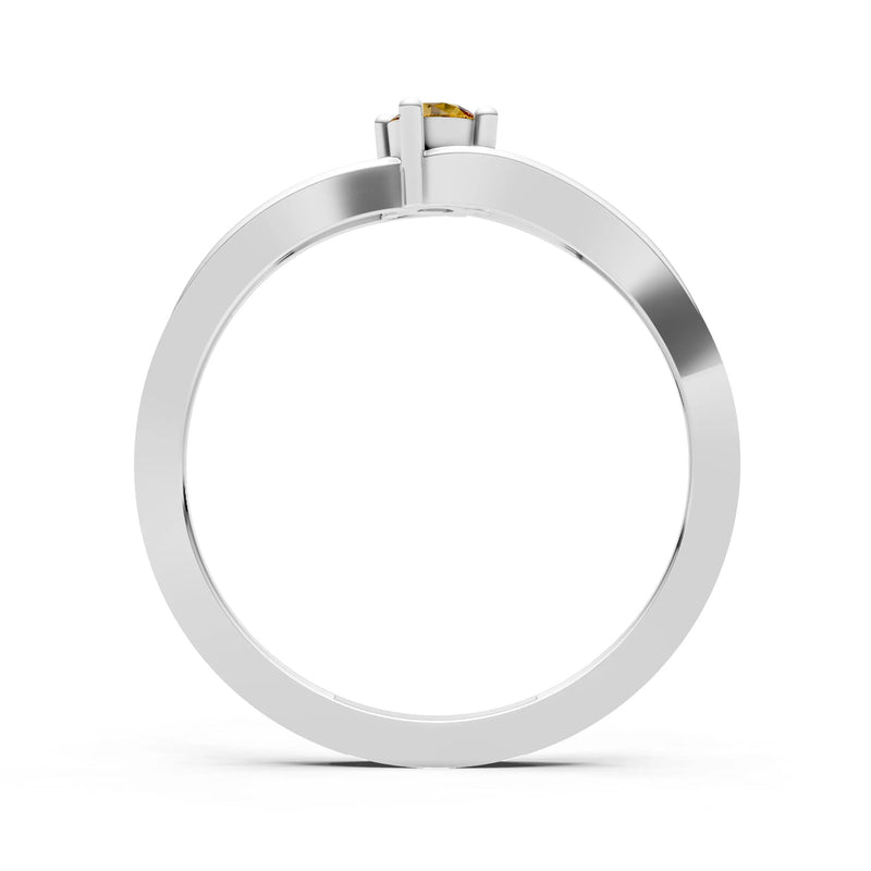 Split Shank Tiny Solitaire Ring