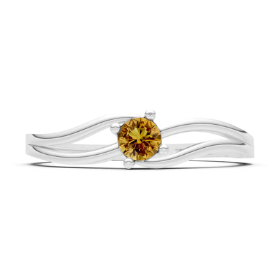 Split Shank Tiny Solitaire Ring