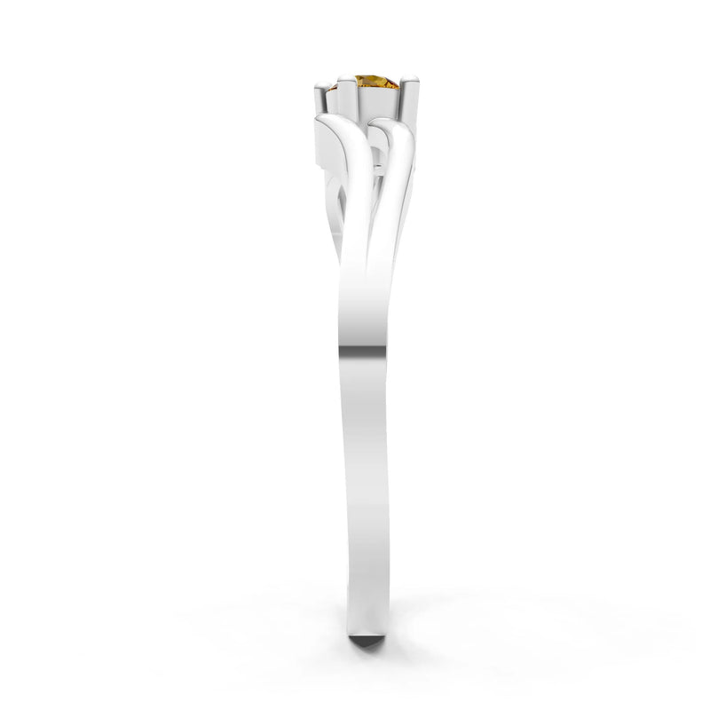 Split Shank Tiny Solitaire Ring