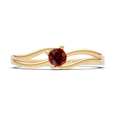 Split Shank Tiny Solitaire Ring