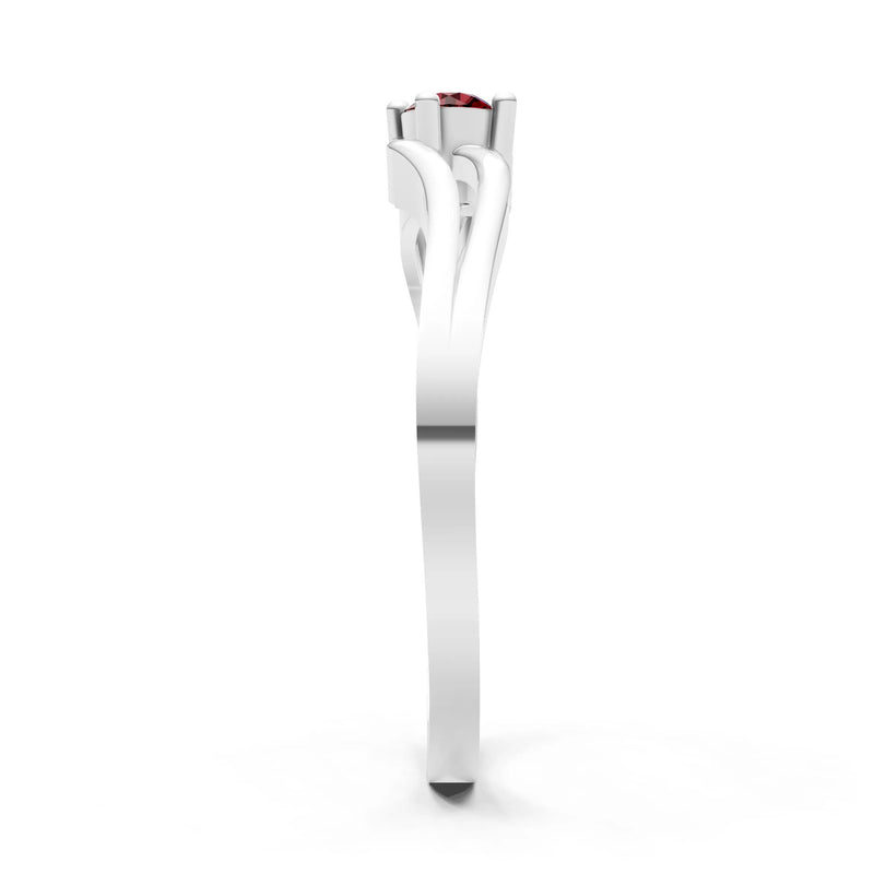 Split Shank Tiny Solitaire Ring