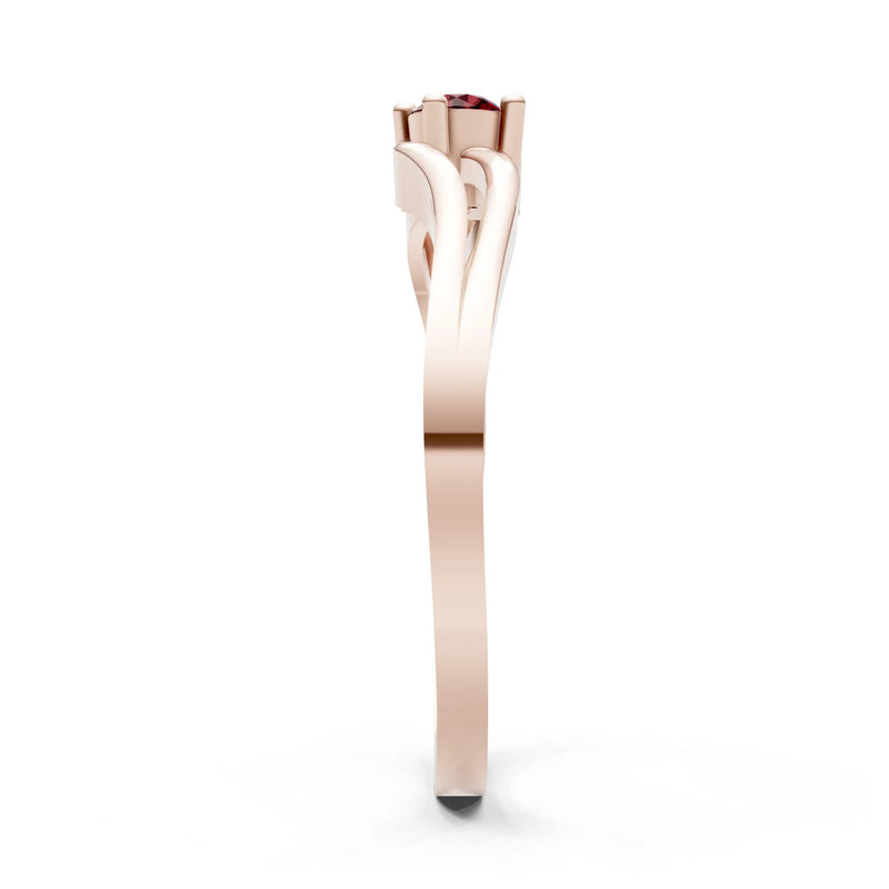 Split Shank Tiny Solitaire Ring