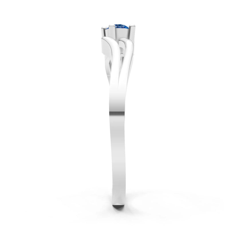 Split Shank Tiny Solitaire Ring