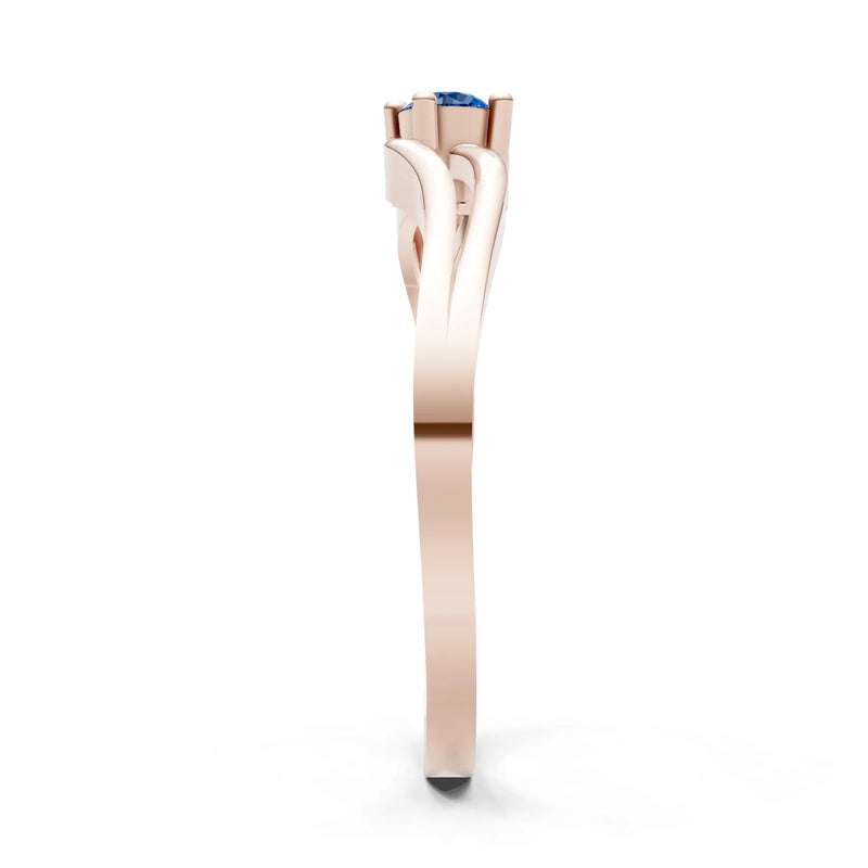 Split Shank Tiny Solitaire Ring