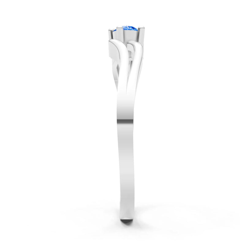 Split Shank Tiny Solitaire Ring