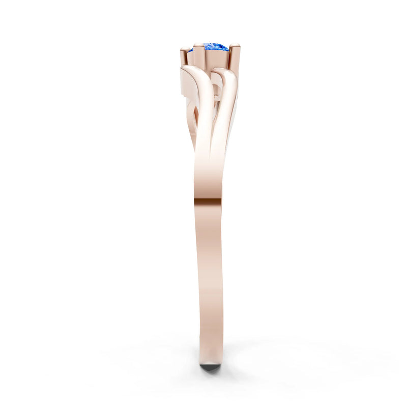 Split Shank Tiny Solitaire Ring
