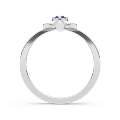 Floral Cluster Nova Bloom Ring - Round