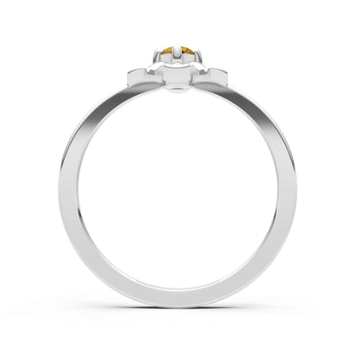 Floral Cluster Nova Bloom Ring - Round