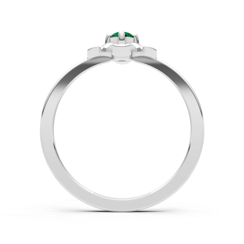 Floral Cluster Nova Bloom Ring - Round